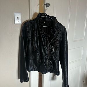 Free People Vegan Leather Jacket 🖤